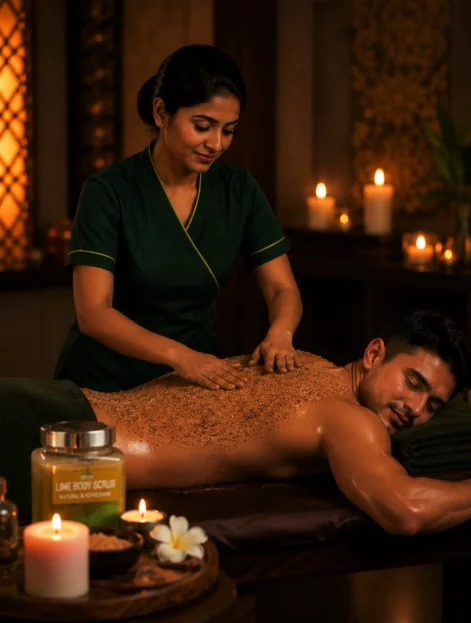 full body scrub massage