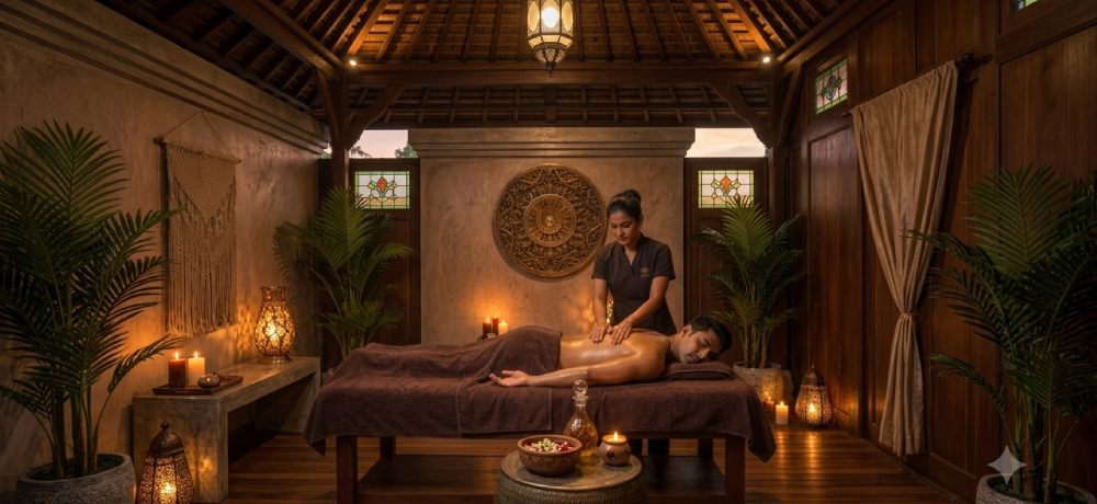 relaxation massage in kerala